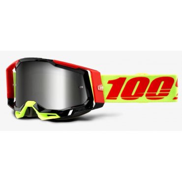 Окуляри 100% RACECRAFT 2 Goggle Wiz - Flash Silver Lens