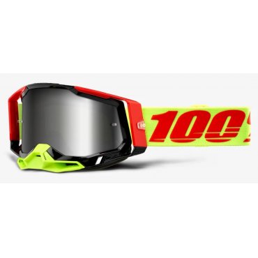 Окуляри 100% RACECRAFT 2 Goggle Wiz - Flash Silver Lens