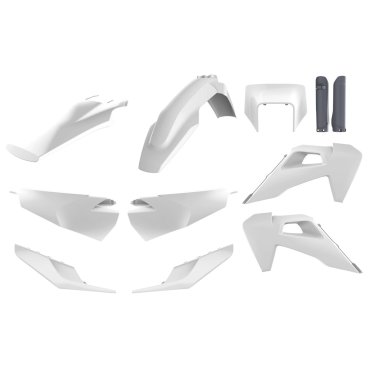 Пластик Polisport ENDURO kit - Husqvarna (20-) [White/Grey]
