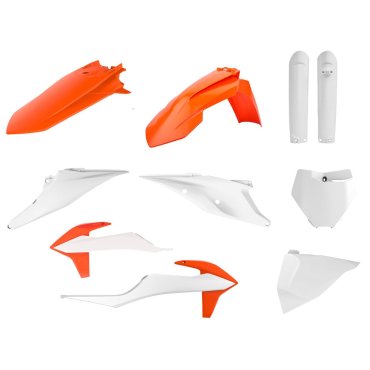 Пластик Polisport MX kit - KTM (19-) [Orange/White]
