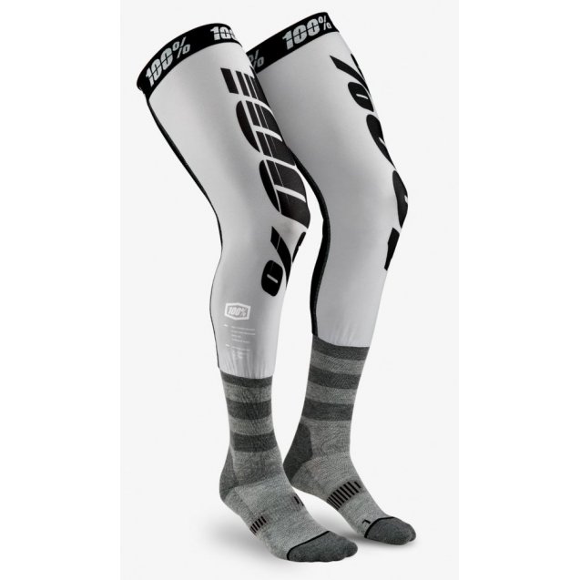 Шкарпетки Ride 100% REV Knee Brace Performance Moto Socks [Grey]