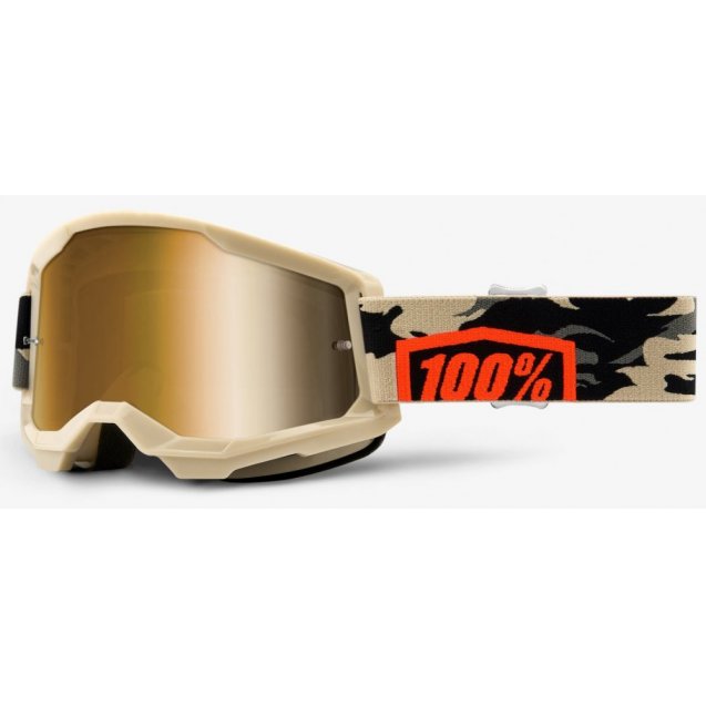 Окуляри 100% STRATA 2 Goggle Kombat - True Gold Lens