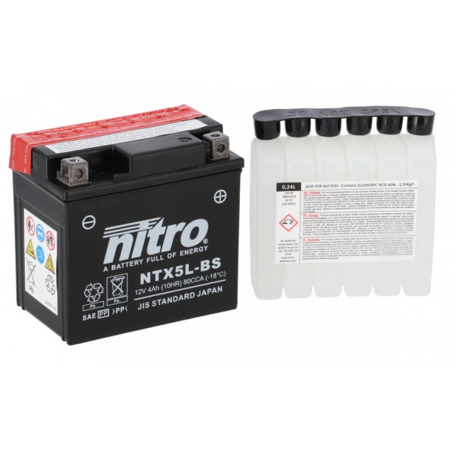 Акумулятор NITRO AGM Open Battery [4 Ah]