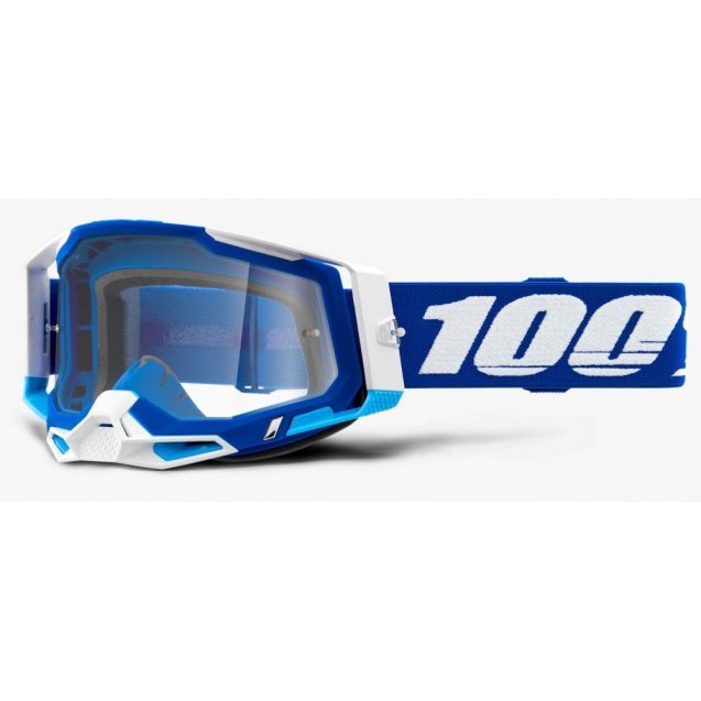 Окуляри 100% RACECRAFT 2 Goggle Blue - Clear Lens