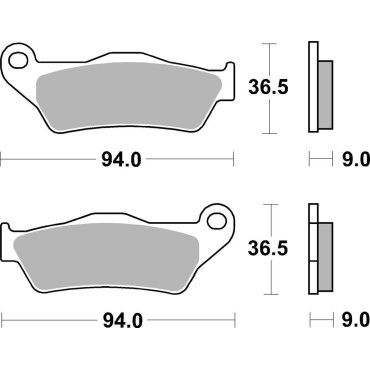 Гальмівні колодки SBS High Performance Front Brake Pads Гальмівні колодки SBS High Performance Front Brake Pads