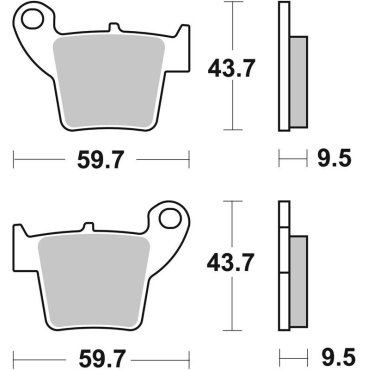 Гальмівні колодки SBS Sport Brake Pads Гальмівні колодки SBS Sport Brake Pads