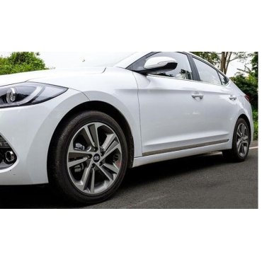 Hyundai Elantra AD 2016+ молдинги дверей хром 