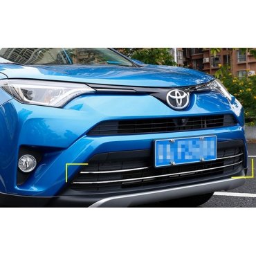 Toyota RAV4 Mk4 2016+ хром накладка на решетку бампера