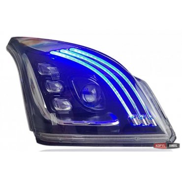 Toyota Land Сruiser 120 Prado оптика передняя LED стиль Benz W222
