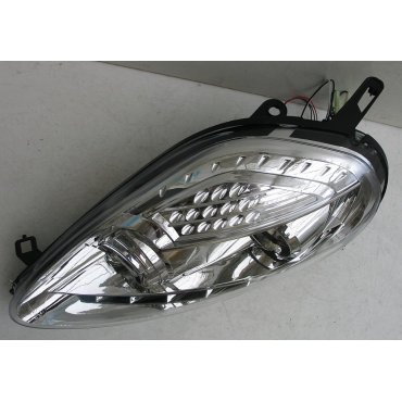 Fiat Grande Punto оптика передняя хром LED 