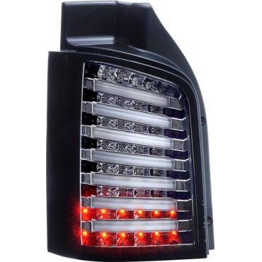 Volkswagen  T5 оптика задняя хром LED tube