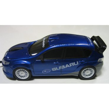 мышка компьютерная проводная Subaru Impreza синяя