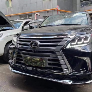 Lexus LX570 2012+ оптика передняя Full LED черная ZH