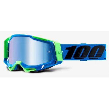 Окуляри 100% RACECRAFT 2 Goggle Fremont - Mirror Blue Lens