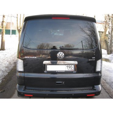 Volkswagen  T5 оптика задняя хром LED tube