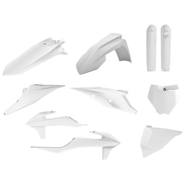 Пластик Polisport MX kit - KTM (19-) [White]