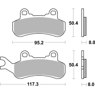 Гальмівні колодки SBS Racing Brake Pads