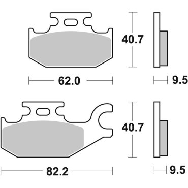 Гальмівні колодки SBS Upgrade Brake Pads