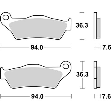 Гальмівні колодки SBS High Power Brake Pads