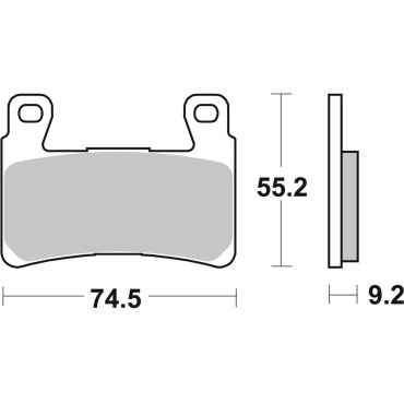 Гальмівні колодки SBS High Power Brake Pads