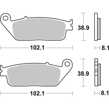 Гальмівні колодки SBS Track Days Front Brake Pads