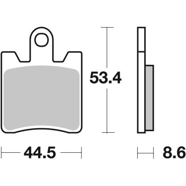 Гальмівні колодки SBS Performance Front Brake Pads