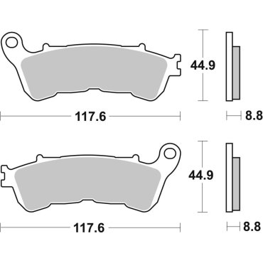 Гальмівні колодки SBS Standard Brake Pads