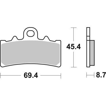 Гальмівні колодки SBS Standard Brake Pads