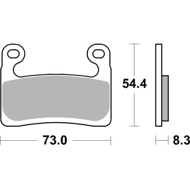 Гальмівні колодки SBS Upgrade Brake Pads