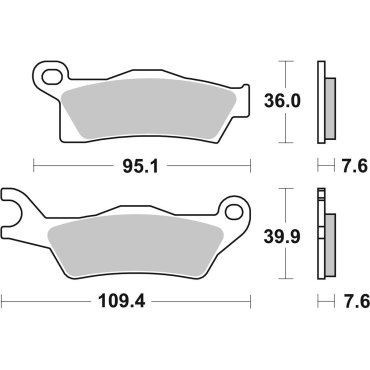 Гальмівні колодки SBS Sport Brake Pads