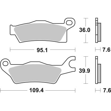 Гальмівні колодки SBS Sport Brake Pads