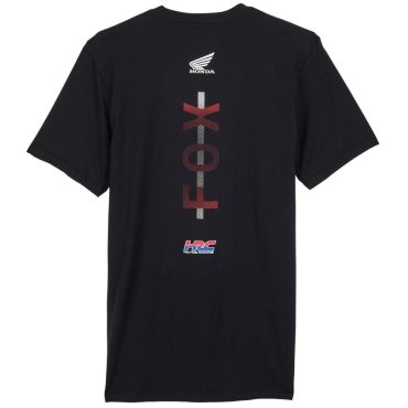 Футболка FOX X HONDA II PREMIUM TEE [Black]