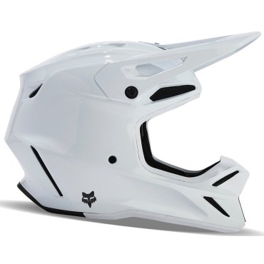 Шолом FOX V3 RS CARBON SOLID HELMET [White]