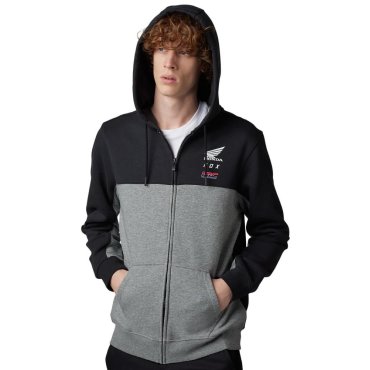 Толстовка FOX X HONDA ZIP Hoodie [Black]