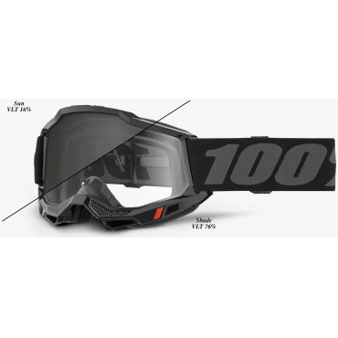 Окуляри 100% ACCURI 2 OTG/UTV/ATV DESERT Goggle Black - Photochromic Lens