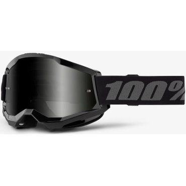 Окуляри 100% STRATA 2 SAND Goggle Black - Smoke Lens