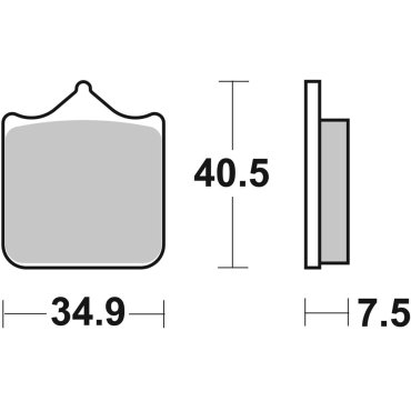 Гальмівні колодки SBS Performance Front Brake Pads