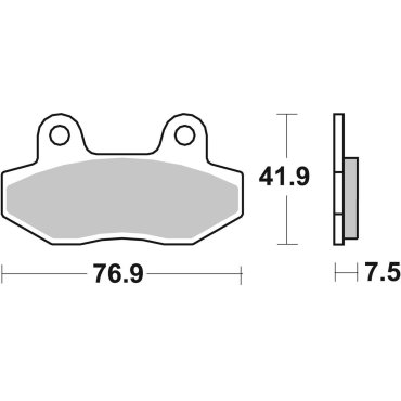 Гальмівні колодки SBS Standard Brake Pads