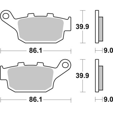 Гальмівні колодки SBS Standard Brake Pads