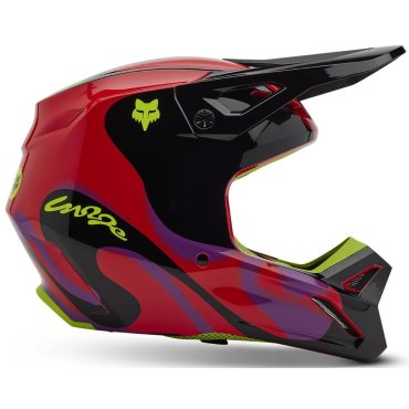 Шолом FOX V1 HELMET - EMOTION [Flo Red]