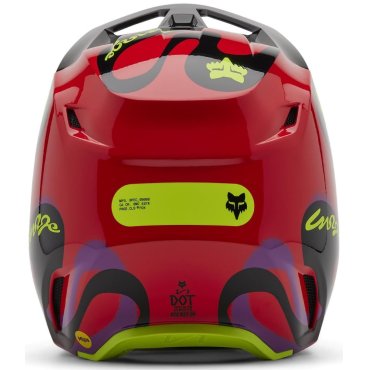 Шолом FOX V1 HELMET - EMOTION [Flo Red]