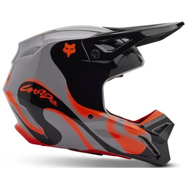 Шолом FOX V1 HELMET - EMOTION [Steel Gray]