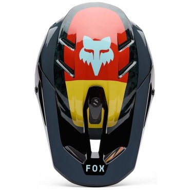 Шолом FOX V3 RS HELMET - GRID [Orange]