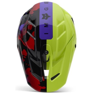 Шолом FOX V3 HELMET - THROTTLE [Flo Yellow]