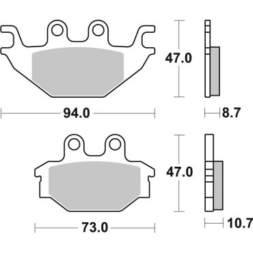Гальмівні колодки SBS Sport Brake Pads