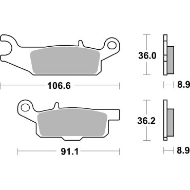 Гальмівні колодки SBS Sport Brake Pads