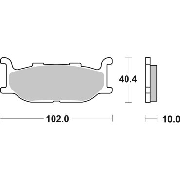 Гальмівні колодки SBS Standard Brake Pads