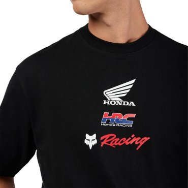 Футболка FOX OVERSIZE Short Sleeve Tee - HONDA® [Black]