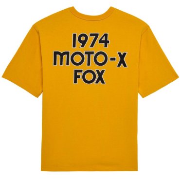 Футболка FOX OVERSIZE Short Sleeve Tee - MOTO-X [Mustard]