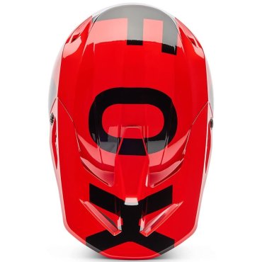 Шолом FOX V1 Helmet - SHIELD [Flo Red]